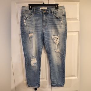 Kancan Signature distressed ankle jeans Size 30